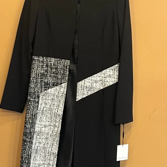 NWT Calvin Klein Black and White Women's Dress - Picture 6 of 6